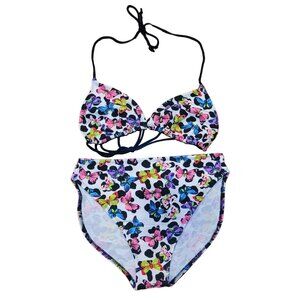Gitano Vintage Butterfly Print Bikini Size 11/12